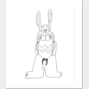 Gucci Easter bunny birthday suit $$$ Posters and Art